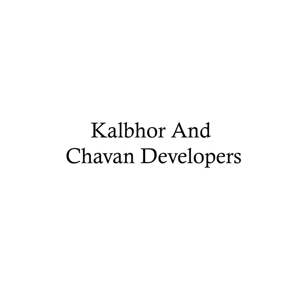 Kalbhor And Chavan Developers