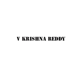 V Krishna Reddy