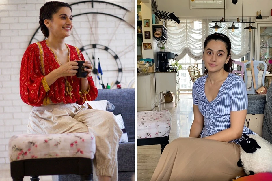 Inside Taapsee Pannu’s House in Mumbai