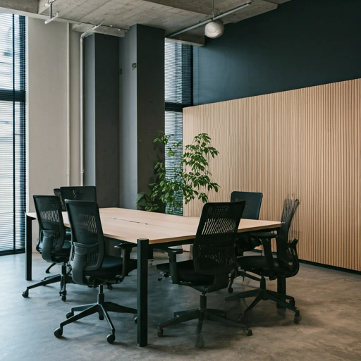 Business professionals in meeting room